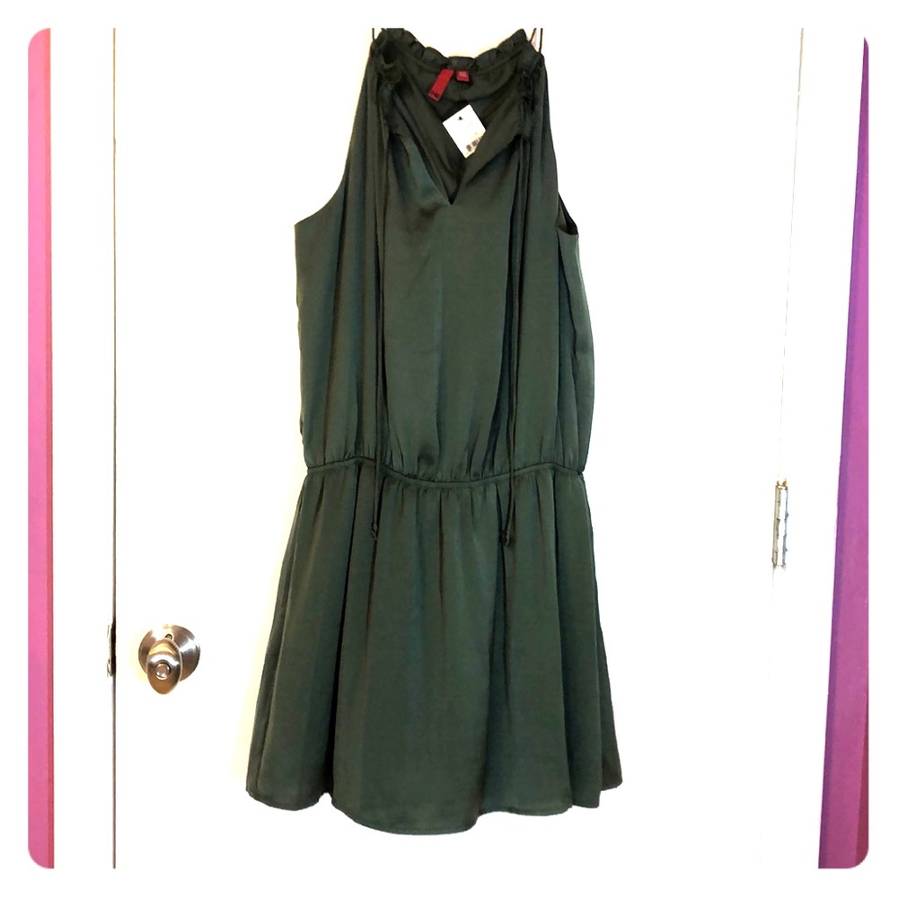 WOMENS 5|48 Army Green Flare Dress